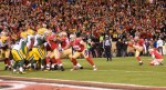 Referee Jerome Boger on a 49ers extra-point attempt. (San Francisco 49ers photo)