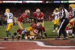 Umpire Darrell Jenkins following a 49ers touchdown (San Francisco 49ers photo)