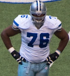 Cowboys offensive tackle in a 2007 file photo. (Credit: texas_mustang, Flickr)