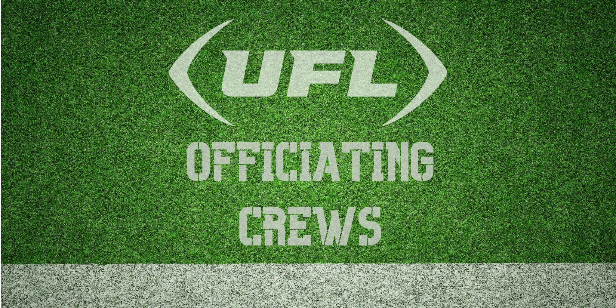 Officiating crews for the 2025 UFL season