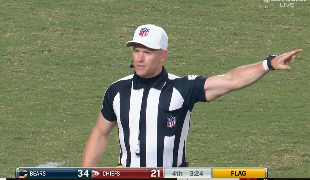 Preseason is a time for officiating crews to practice emergency crew of 6 Football Zebras