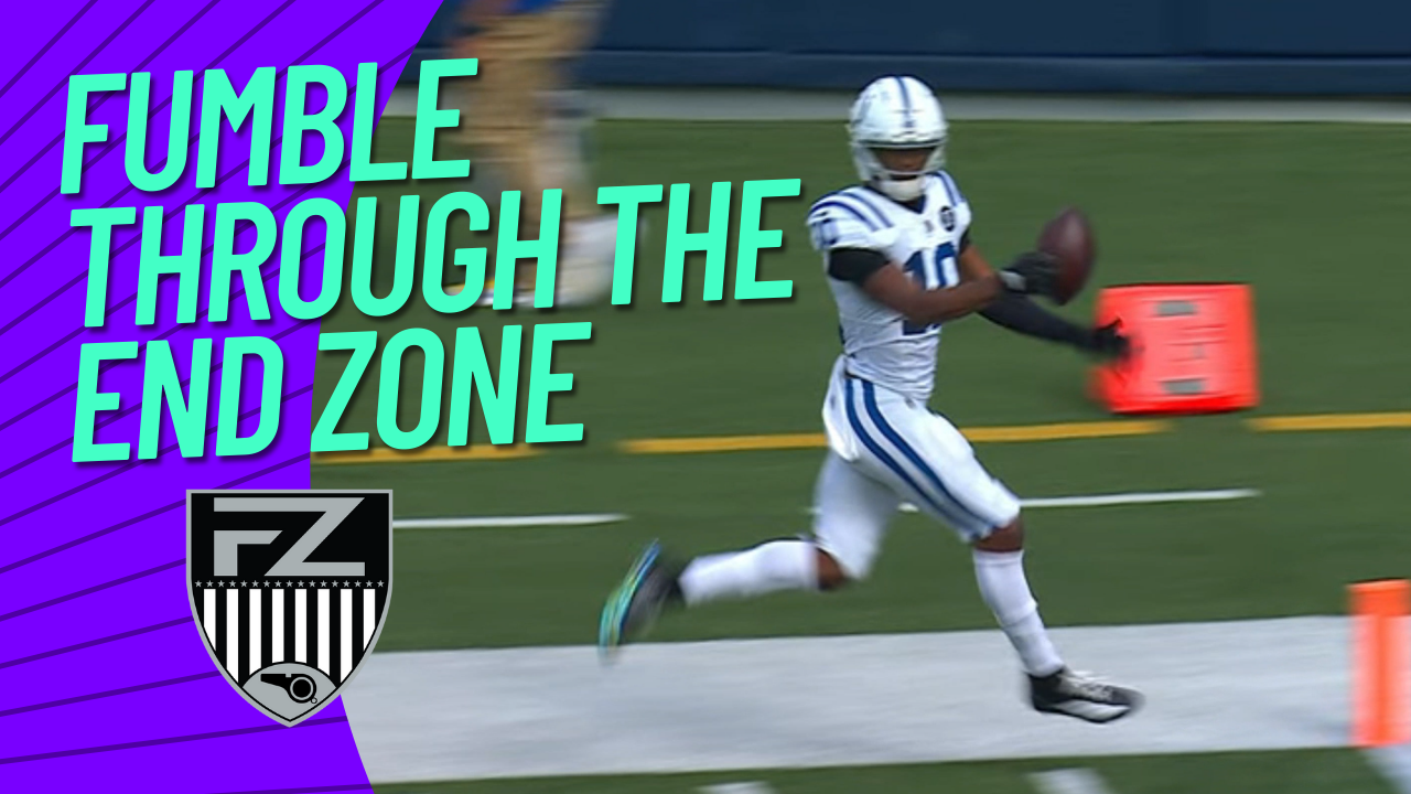 Adonai Mitchell early celly turns into a touchback – Football Zebras